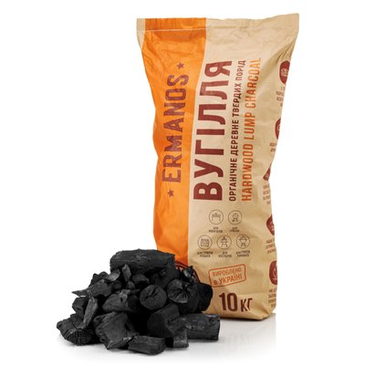 Деревне вугілля Ermanos Elite Hardwood Lump Charcoal 10 кг (ERS034-10) | d1de0b67 фото