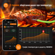BBQ термометр Inkbird IDT-22-B Bluetooth 5.4 на 2 щупи для м'яса, гриля, духовки та коптильні | підтримка Apple Watch, 29 пресетів USDA, дальність до 100 м, точність &plusmn;1&deg;C | термометр для стейків зі складною підставкою | INKB252 фото 5
