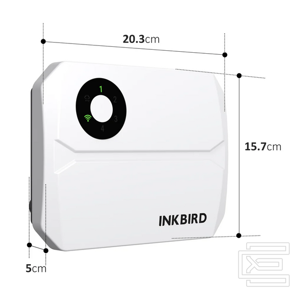 Контролер поливу Inkbird IIC-400-WIFI на 4 зони із Wi-Fi | керування через додаток, 4 цикли, підтримка датчика дощу, ручний та автоматичний режими | INKB257WT фото
