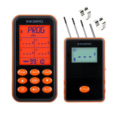 BBQ термометр Inkbird IRF-4S цифровий на 4 щупи, 2 девайси, захист IPX5 (INKB134) | INKB134 фото
