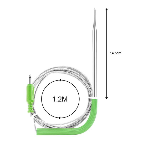 Щуп для Inkbird IBBQ-4T зелений 135мм контроль температури продукту (INKB194PGN) | INKB194PGN фото