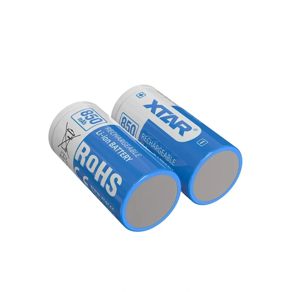 Акумуляторна батарея 16340 XTAR White-Blue 3.6V (4.2V-2.75V) Li-ion 850mAh | мaкс. заряд - 0.65А / розряд - 2.5А | 1шт. (XTR321) | XTR321 фото