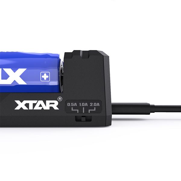 Зарядний пристрій XTAR FC2 Type-C 10440~26650 3.6V/3.7V Li-ion, 1.2V Ni-Mh | заряд - 2Ax1, 1Ax2, 0.5Ax2 | 2 слоти (XTR343) | XTR343 фото