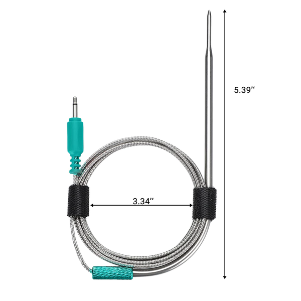 Щуп для Inkbird IBT-26S, IBT-24S бірюзовий 135мм контроль температури продукту (INKB197PTQ) | INKB197PTQ фото