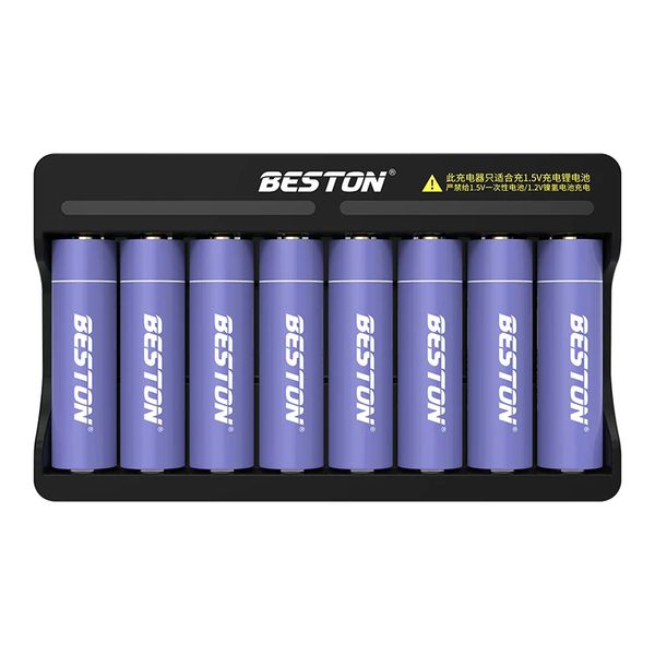 Акумуляторна батарея AA Beston 1.5V Li-ion 2800mWh/1850mAh | набір 4шт. (BST302S4) | BST302S4 фото