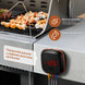 BBQ термометр Inkbird IBT-4XS Bluetooth цифровий на 4 кольорові щупи для м'яса, гриля, духовки та коптильні | керування через застосунок BBQ Go, дальність до 50 м, акумулятор до 40 годин | магнітний термометр для стейків з таймером | INKB124 фото 5