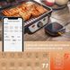 BBQ термометр Inkbird IBT-4XS Bluetooth цифровий на 4 кольорові щупи для м'яса, гриля, духовки та коптильні | керування через застосунок BBQ Go, дальність до 50 м, акумулятор до 40 годин | магнітний термометр для стейків з таймером | INKB124 фото 8
