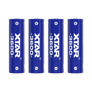 Акумуляторна батарея AA XTAR Blue 3600 1.5V Li-ion 2200mAh набір 4 шт. у кейсі | Стабільна напруга, 1200+ циклів заряду, захист | XTR448S4 фото