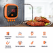 BBQ термометр Inkbird IBT-4XC Bluetooth із захистом IPX5 на 4 щупи для м'яса, гриля, духовки та коптильні | мобільний додаток INKBIRD | дальність до 50 м | акумулятор до 40 годин | INKB125 фото 7
