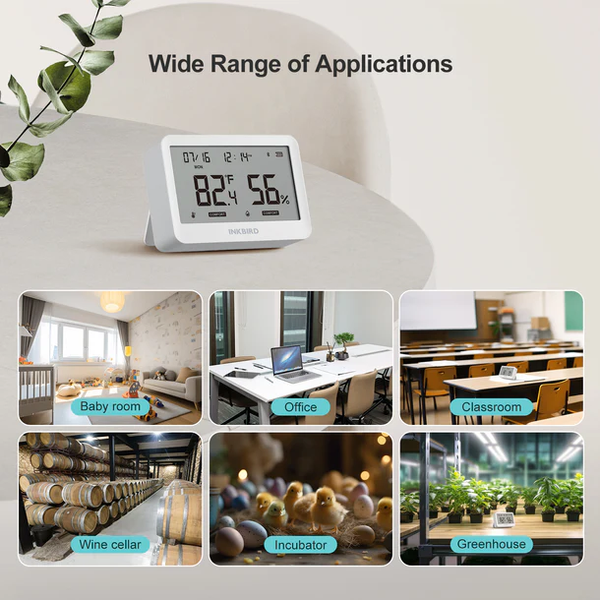 Термогігрометр Inkbird ITH-21-B із дисплеєм та Bluetooth (INKB242) | INKB242 фото