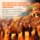 BBQ термометр Inkbird IBBQ-4BW з подвійним підключенням WiFi та Bluetooth на 4 щупи для м'яса, гриля, духовки та коптильні | мобільний застосунок | 11 готових пресетів, точність &plusmn;1&deg;C, акумулятор до 24 годин | INKB129 фото 6