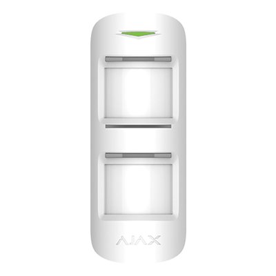 Ajax MotionProtect Outdoor white | Вуличний датчик руху з просунутим захистом від маскування та імунітетом до тварин (000010641/12895.33.WH1) | AX355WT фото