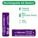 Акумуляторна батарея формату 14500 Vapcell INR14500-F15 3A 1500mAh 3,7В Li-ion без захисту (flat top) | PWR127 фото 2