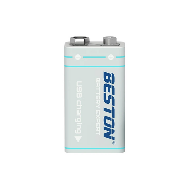 Акумуляторна батарея 6F22 (крона) Beston Type-C 9V Li-ion 1000mAh | 1шт. (BST395) | BST395 фото