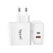 Блок живлення Vapcell P65 | Швидка зарядка Type-C PD + USB-A  65W (3.25A)  | PWR135 фото 1