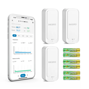 Термогігрометр Inkbird ITH-11-B із Bluetooth 5.0 захистом IP65 точність 0.2C комплект 3шт. | INKB243-3 фото