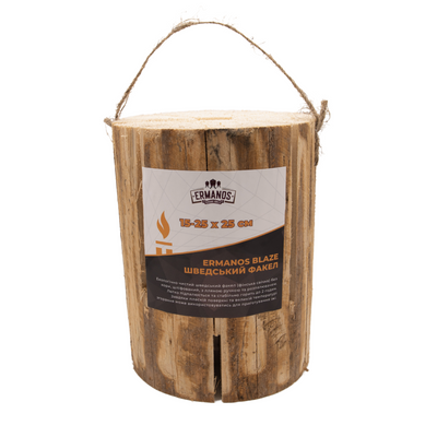 Шведський факел паливна деревина Ermanos Blaze 15-25x25см (ERS050-25L) | ERS050-25L фото