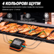 BBQ термометр Inkbird IBT-24S Bluetooth на 4 кольорові щупи для м'яса, гриля, духовки та коптильні | керування через застосунок з графіками температур, дальність до 45 м, точність &plusmn;0,5&deg;C | термометр для стейків з таймером та сигналізацією | INKB127 фото 4